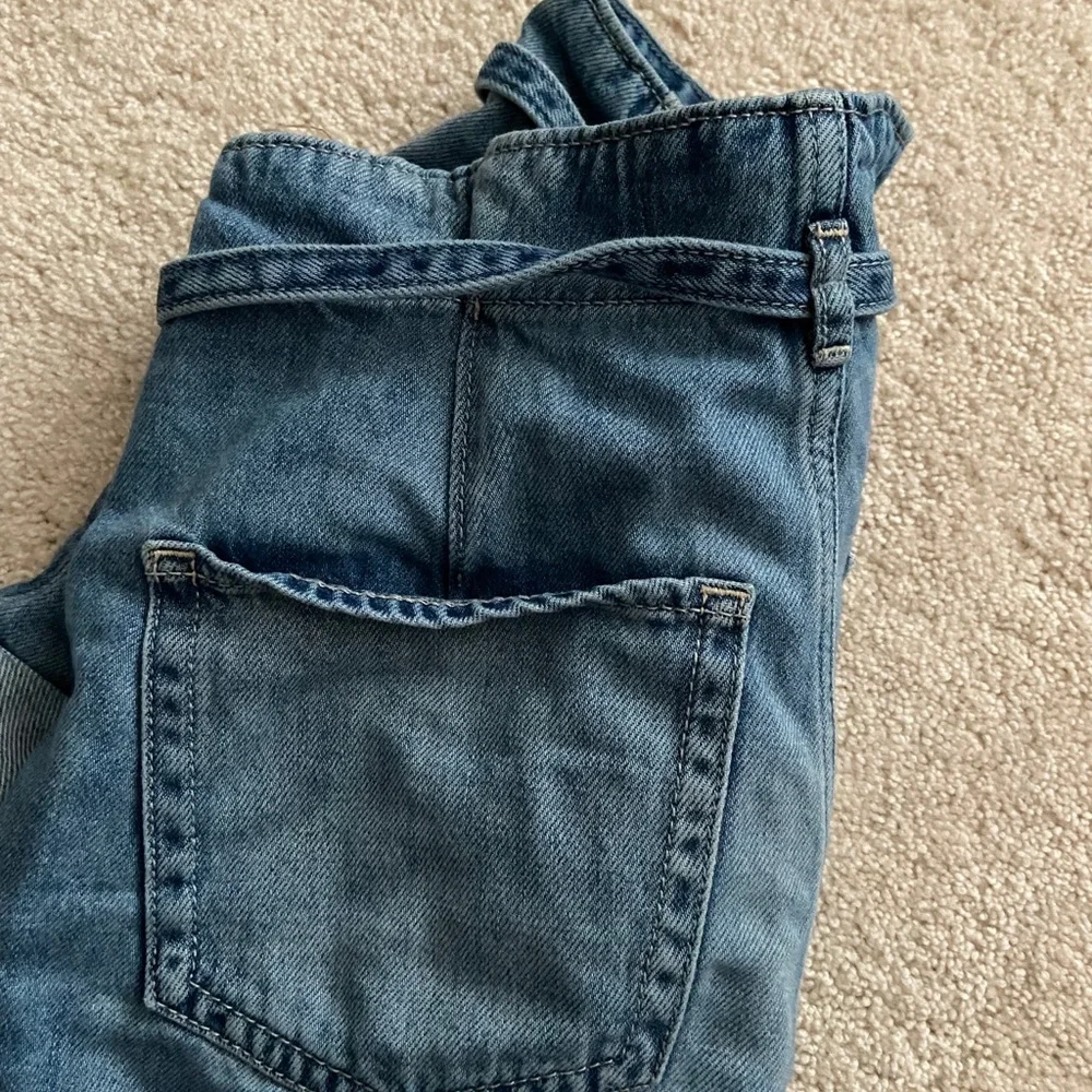 hollister paperbag high-waisted denim shorts
